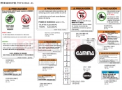 CFMOTO CFORCE 500 (CF500AU-6L) WARNING DECALS(ARGENTINA) - F19-2-B-V2