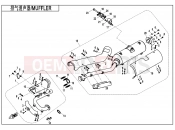 CFMOTO CFORCE 500 (CF500AU-6L) MUFFLER - F02-V2