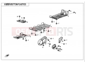 CFMOTO CFORCE 500 (CF500AU-6L) BOTTOM PLASTICS - F04-4-V3