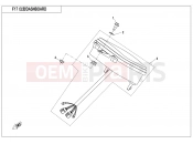 CFMOTO CFORCE 500 (CF500AU-6L) DASHBOARD - F17