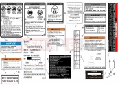 CFMOTO CFORCE 500 (CF500AU-6L) WARNING DECALS(CANADA 2019) - F19-2-D-V2
