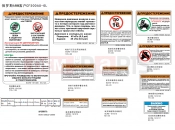 CFMOTO CFORCE 500 (CF500AU-6L) WARNING DECALS(RUSSIA) - F19-2-E-V2