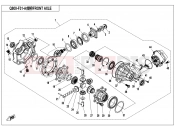 CFMOTO CFORCE 500 (CF500AU-6L) FRONT AXLE - F31-A