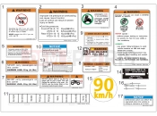 CFMOTO CFORCE 520 (CF500AU-7A) WARNING DECAL - F19-1-V1