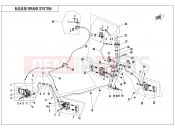 CFMOTO CFORCE 520 (CF500AU-7A) BRAKE SYSTEM(LH,SPLIT) - F08-B