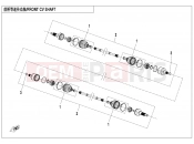 CFMOTO CFORCE 520 (CF500AU-7A) FRONT CV SHAFT - F27
