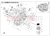 CFMOTO CFORCE 520 (CF500AU-7A) LEFT CRANKCASE ASSY - E01-1-V1