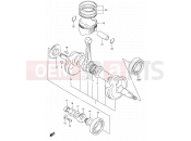 SUZUKI DR-Z250 K3 (2003) (E03,E28,E33) 7 - CRANKSHAFT