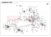 CFMOTO CFORCE 520 (CF500AU-7C) BRAKE SYSTEM(RH,SPLIT) - F08-D