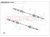 CFMOTO CFORCE 520 (CF500AU-7C) FRONT CV SHAFT - F27