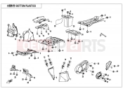 CFMOTO CFORCE 520 (CF500AU-7C) BOTTOM PLASTICS - F04-4-V3