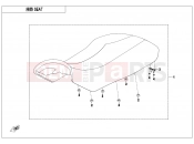 CFMOTO CFORCE 520 (CF500AU-7C) SEAT - F13