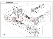CFMOTO CFORCE 520 (CF500AU-7C) FRONT AXLE - F31-V1