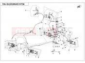 CFMOTO 2021 ATV CFORCE 520 (CF500AU-7C) BRAKE SYSTEM(LH,ASSEMBLED,ORDINARY) - F08-A