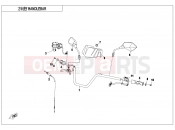 CFMOTO 2021 ATV CFORCE 520 (CF500AU-7C) HANDLEBAR - F10-1-V1