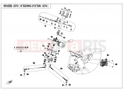 CFMOTO 2021 ATV CFORCE 520 (CF500AU-7C) STEERING SYSTEM(EPS) - F10-2-B