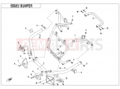 CFMOTO 2021 ATV CFORCE 520 (CF500AU-7C) BUMPER - F23