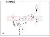 CFMOTO 2021 ATV CFORCE 520 (CF500AU-7C) TOWBAR - F40-B