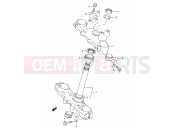 SUZUKI DR-Z250 K3 (2003) (E03,E28,E33) 44 - STEERING STEM (E03/E33)