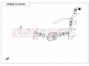 CFMOTO CFORCE 520 (CF500AU-7L) CVT AIR PIPE - F00-V2