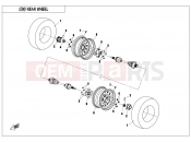CFMOTO CFORCE 520 (CF500AU-7L) REAR WHEEL(EURO) - F11-A-V2
