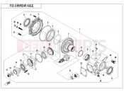 CFMOTO CFORCE 520 (CF500AU-7L) REAR AXLE - F33-V1