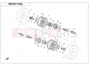 CFMOTO CFORCE 520 (CF500AU-7LF) FRONT WHEEL - F07
