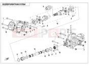 CFMOTO CFORCE 520 (CF500AU-7LF) DRIVETRAIN SYSTEM - F30