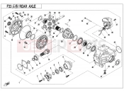 CFMOTO CFORCE 520 (CF500AU-7LF) REAR AXLE - F33