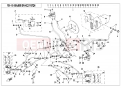 CFMOTO CFORCE 500 (CF500AU-7S) BRAKE SYSTEM(CANADA) - F08-1-B