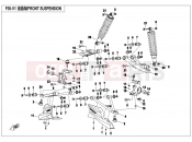 CFMOTO CFORCE 520 (CF500AU-7SF) FRONT SUSPENSION - F05