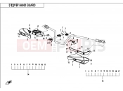 CFMOTO CFORCE 520 (CF500AU-7SF) HAND GUARD - F10-3