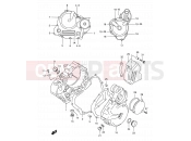 SUZUKI DR-Z250 K4 (2004) (E03,E28,E33) 6 - CRANKCASE COVER