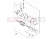 SUZUKI DR-Z250 K4 (2004) (E03,E28,E33) 21 - STARTING MOTOR