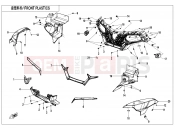 CFMOTO CFORCE 625 (CF600ATR-2S [T3b] ) FRONT PLASTICS - F04-1