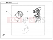 CFMOTO CFORCE 625 (CF600AU-3L) LOCK KIT(WITH GEARSHIFT LOCK) - F01-A-V1