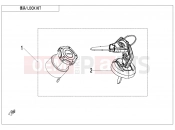 CFMOTO CFORCE 625 (CF600AU-3L) LOCK KIT(WITHOUT GEARSHIFT LOCK) - F01-B-V1
