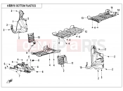 CFMOTO CFORCE 625 (CF600AU-3L) BOTTOM PLASTICS - F04-7-V2