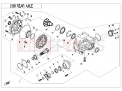 CFMOTO CFORCE 625 (CF600AU-3L) REAR AXLE(NA@^INTERNATIONAL) - F33-A