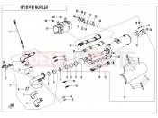 CFMOTO CFORCE 625 (CF600AU-3S) MUFFLER(NA) - F02-A-V1