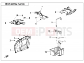 CFMOTO CFORCE 625 (CF600AU-3S) BOTTOM PLASTICS - F04-8