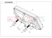 CFMOTO CFORCE 625 (CF600AU-3S) DASHBOARD - F17