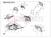 CFMOTO CFORCE 625 (CF600AU-3SF) FRONT PLASTICS - F04-2