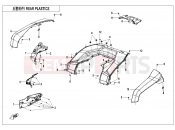 CFMOTO CFORCE 625 (CF600AU-3SF) REAR PLASTICS - F04-5