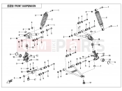 CFMOTO CFORCE 625 (CF600AU-3SF) FRONT SUSPENSION - F05