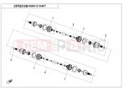 CFMOTO CFORCE 625 (CF600AU-3SF) REAR CV SHAFT - F28