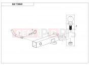 CFMOTO CFORCE 625 (CF600AU-3SF) TOWBAR - F40