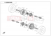 CFMOTO V-TWIN 800 EFI (CF800-2) REAR WHEEL - F11