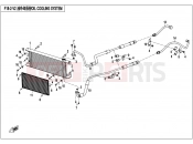 CFMOTO V-TWIN 800 EFI (CF800-2) OIL COOLING SYSTEM - F18-2-V2