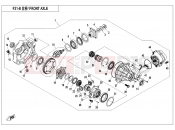 CFMOTO V-TWIN 800 EFI (CF800-2) FRONT AXLE - F31-B